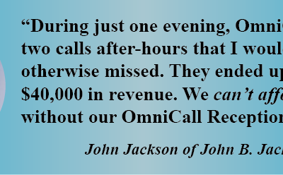 OmniCall Receptionists Answer 100% of Calls